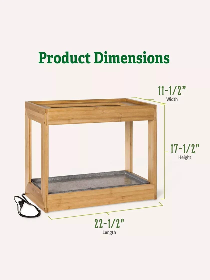 Bamboo Mini LED Grow Light Garden - Image 2